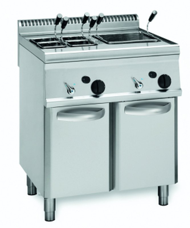 Elektro-Nudelkocher 2 Becken 2x 23 Liter Standgerät | KBS 10316002 - KBS Gastrotechnik