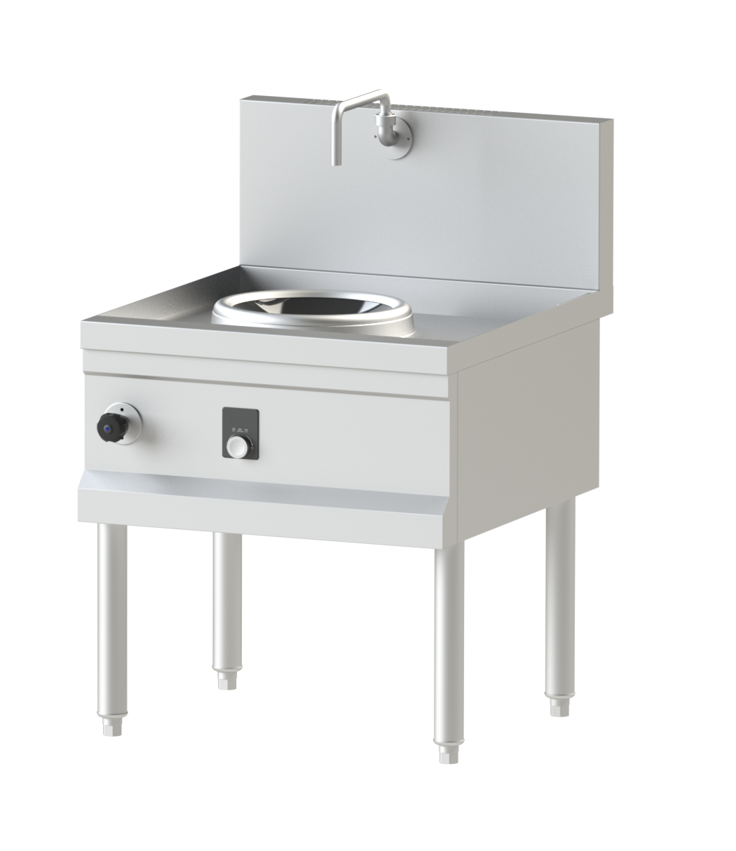 Wokherd 1 Brenner Wand-Modell 5kW | KBS 10732004 - KBS Gastrotechnik