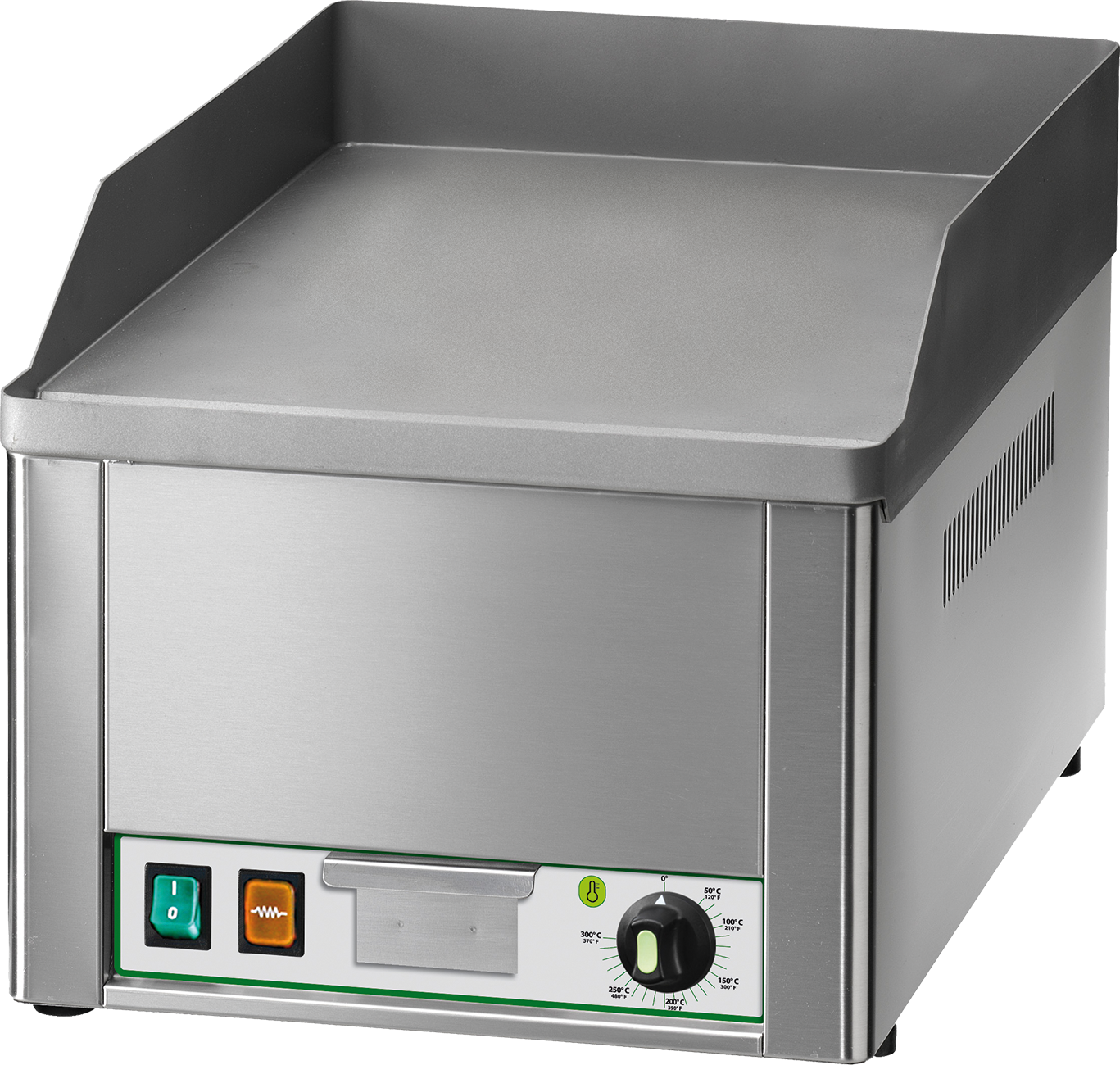 Elektro-Grillplatte 1 Heizzone glatt 3kW | KBS 10921011 - KBS Gastrotechnik