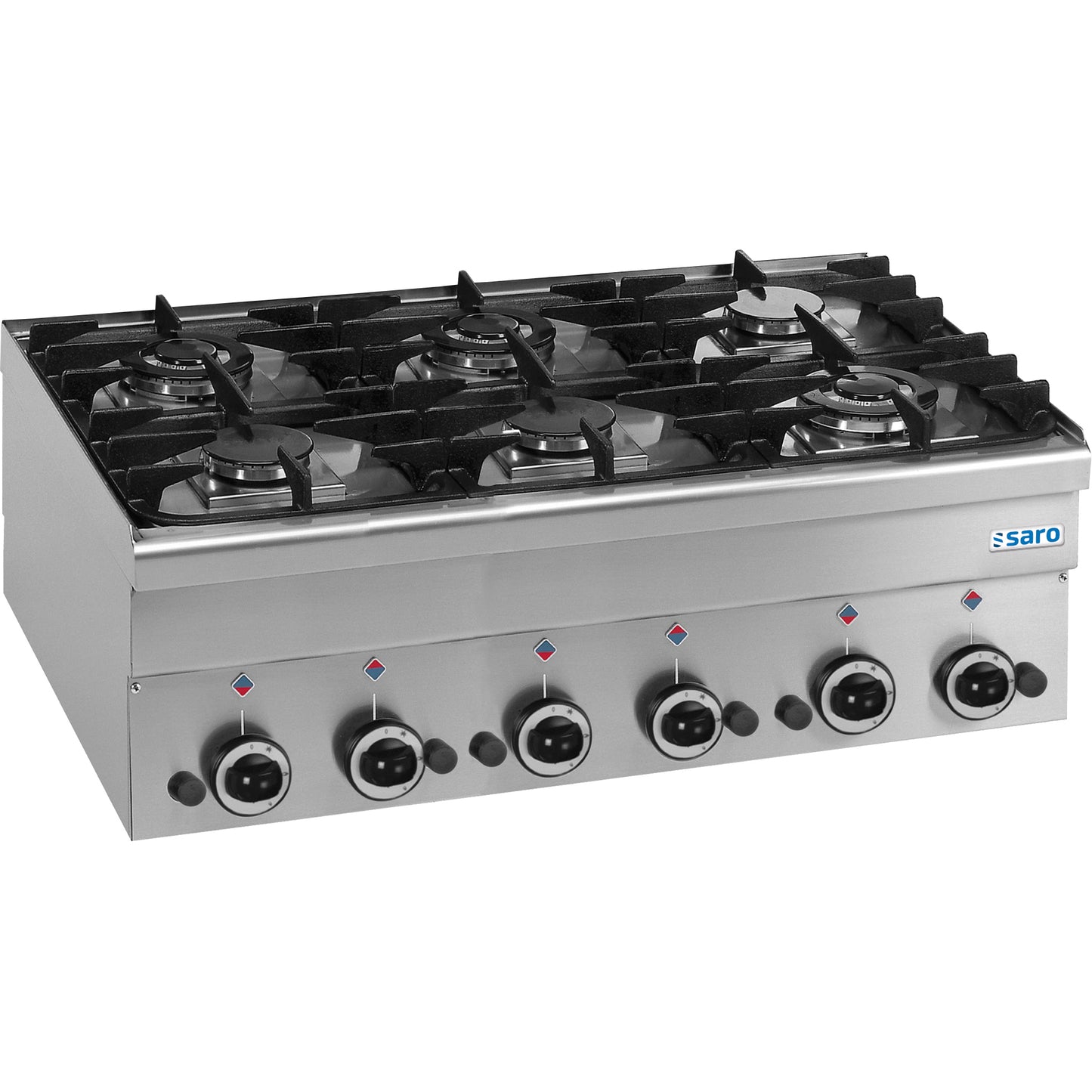 Gasherd, 6 Brenner 600 Line Tischmodell G6S6 | Saro 504-1025