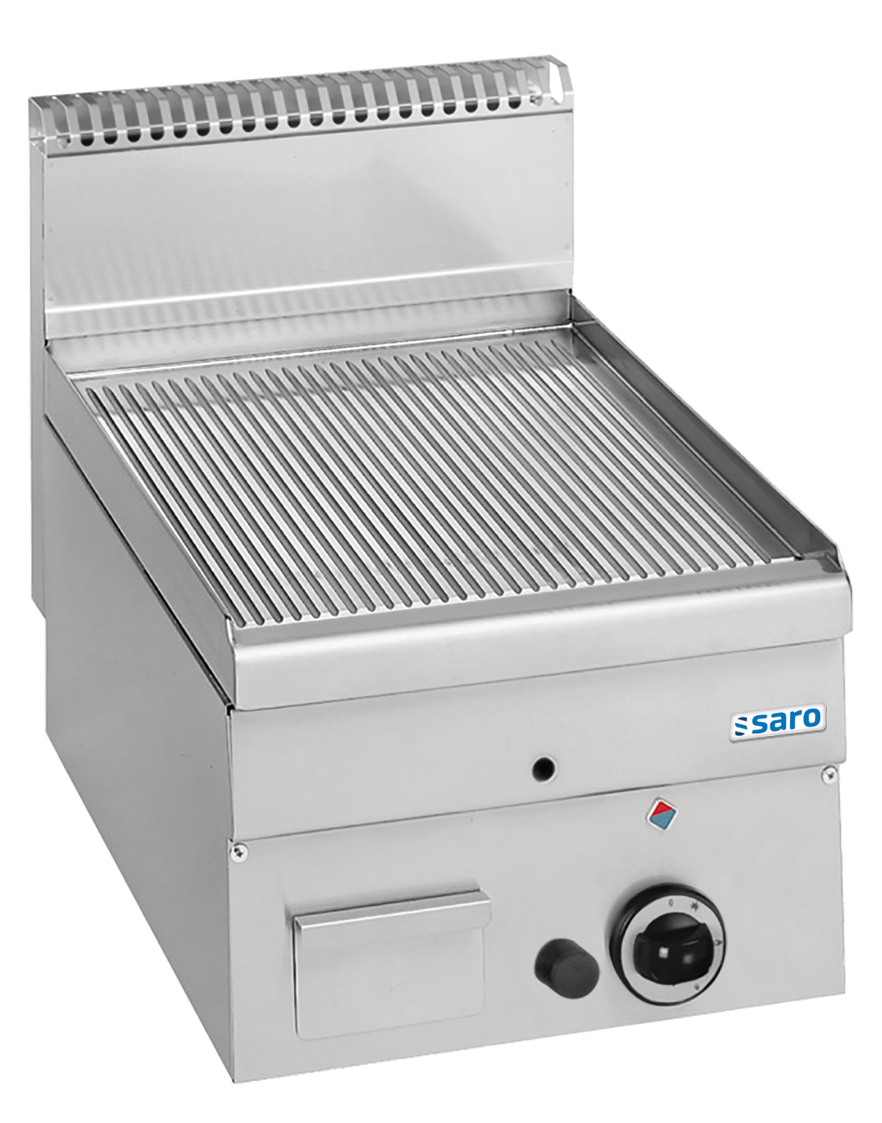 Gasgrillplatte gerilltTischmodell GFT46R | Saro 504-1130