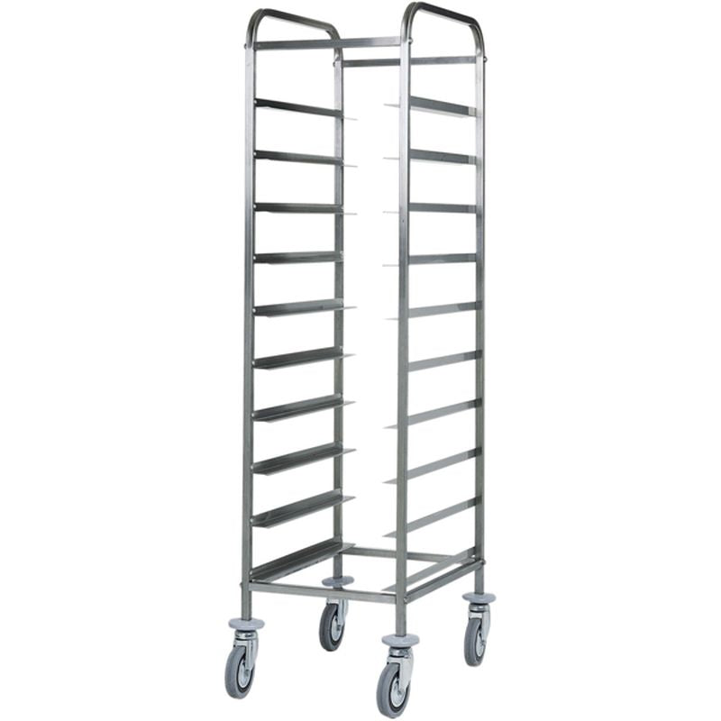 Abräumwagen 380 für 10 Tabletts GN 1/1 ohne Seitenwände | KBS 70970019 - KBS Gastrotechnik