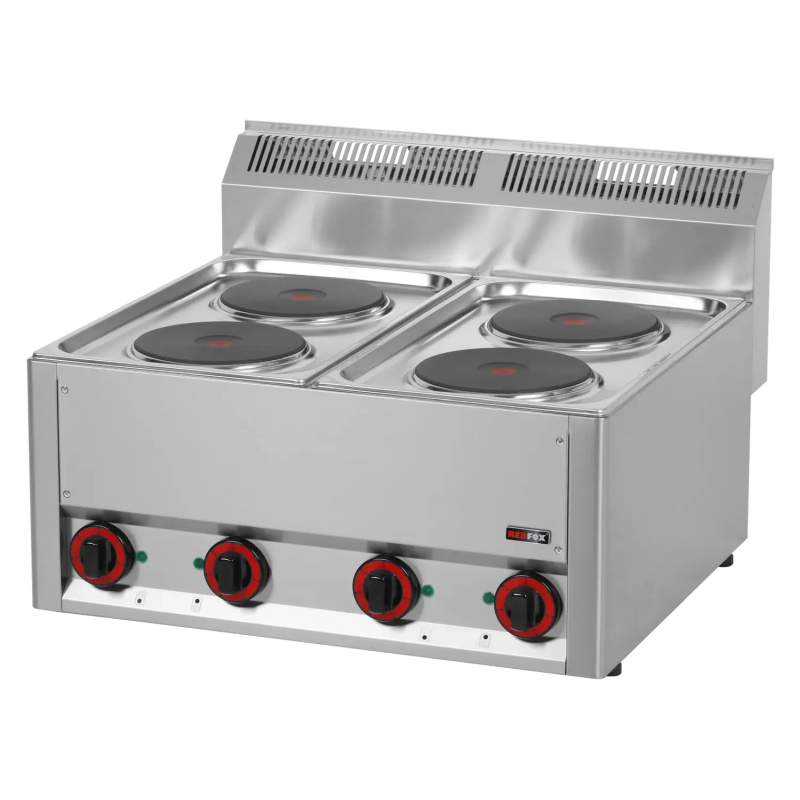 Elektro-Kochfläche mit 4 Platten Ø18 cm 400 Volt Ausführung - Tischgerät | KBS 10111403