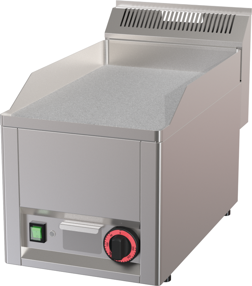 Elektro-Grillplatte 1 Heizzone Grillfläche glatt hartverchromt Auftischgerät | KBS 10112401 - KBS Gastrotechnik