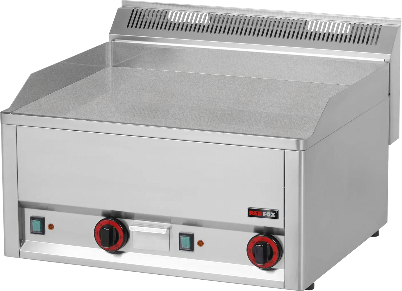 Elektro-Grillplatte 2 Heizzonen Grillfläche glatt hartverchromt Auftischgerät | KBS 10112402 - KBS Gastrotechnik