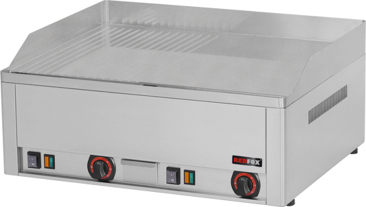 Elektro-Grillplatte 2 Heizzonen Grillfläche glatt/gerillt Auftischgerät | KBS 10112403 - KBS Gastrotechnik