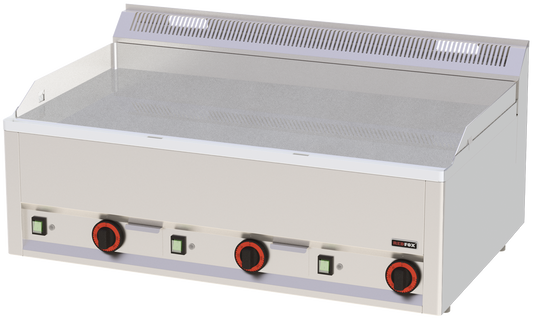 Elektro-Grillplatte 3 Heizzonen Grillfläche glatt hartverchromt Auftischgerät | KBS 10112404 - KBS Gastrotechnik