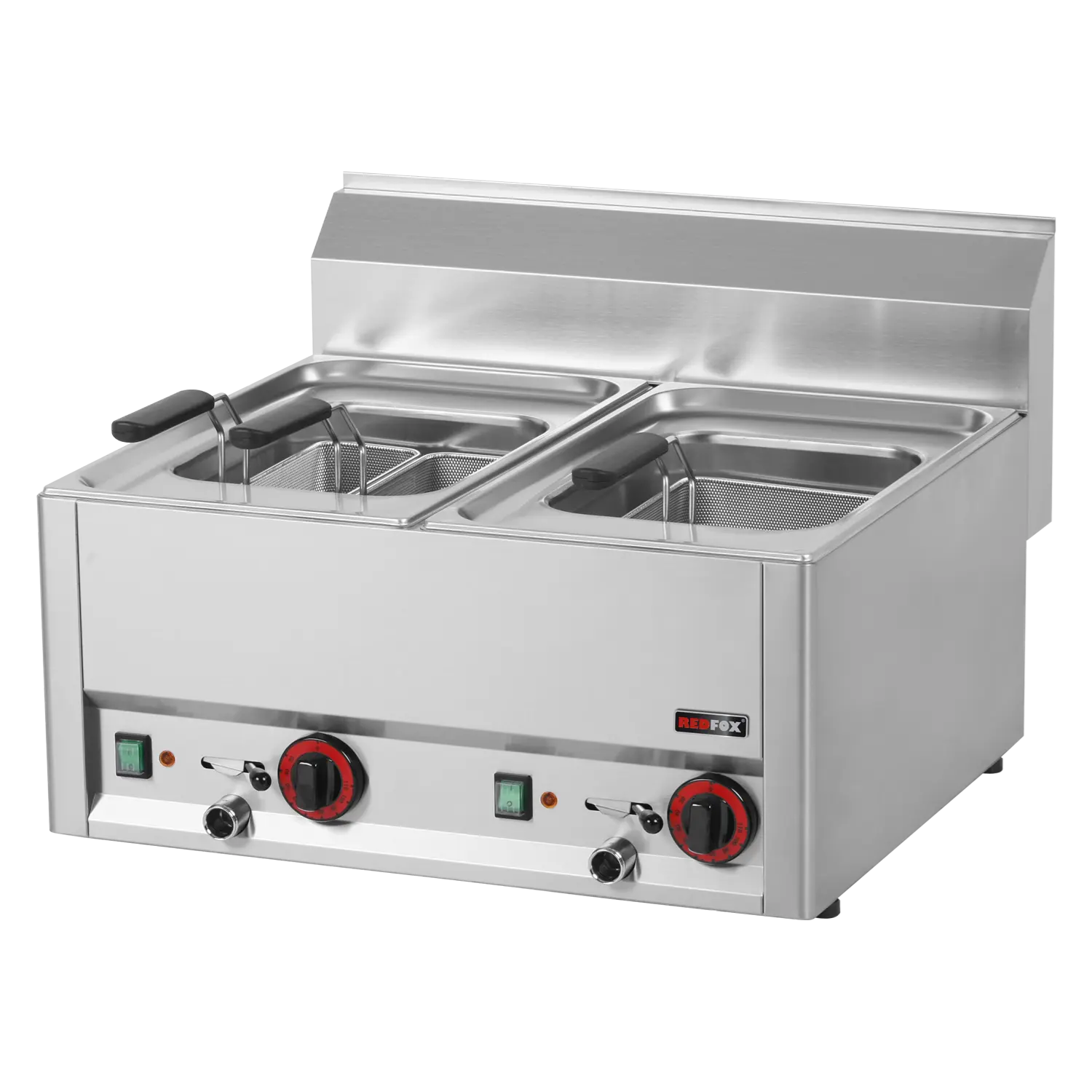 Elektro-Nudelkocher 2 Becken je 8 Liter - Tischgerät | KBS 10116402 - KBS Gastrotechnik