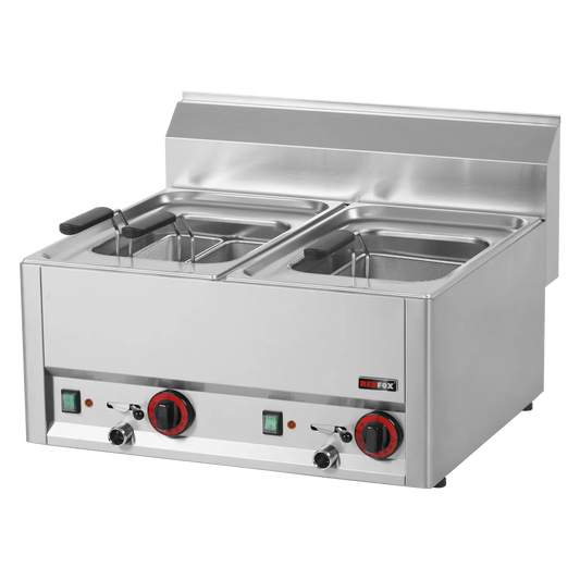 Elektro-Nudelkocher 2 Becken je 8 Liter - Tischgerät | KBS 10116402 - KBS Gastrotechnik