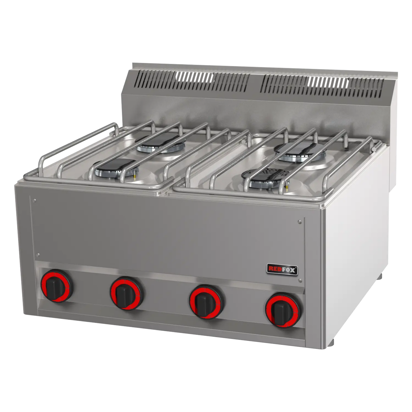 Gas-Kochfläche mit 4 Brenner Tischgerät | KBS 10121402 - KBS Gastrotechnik