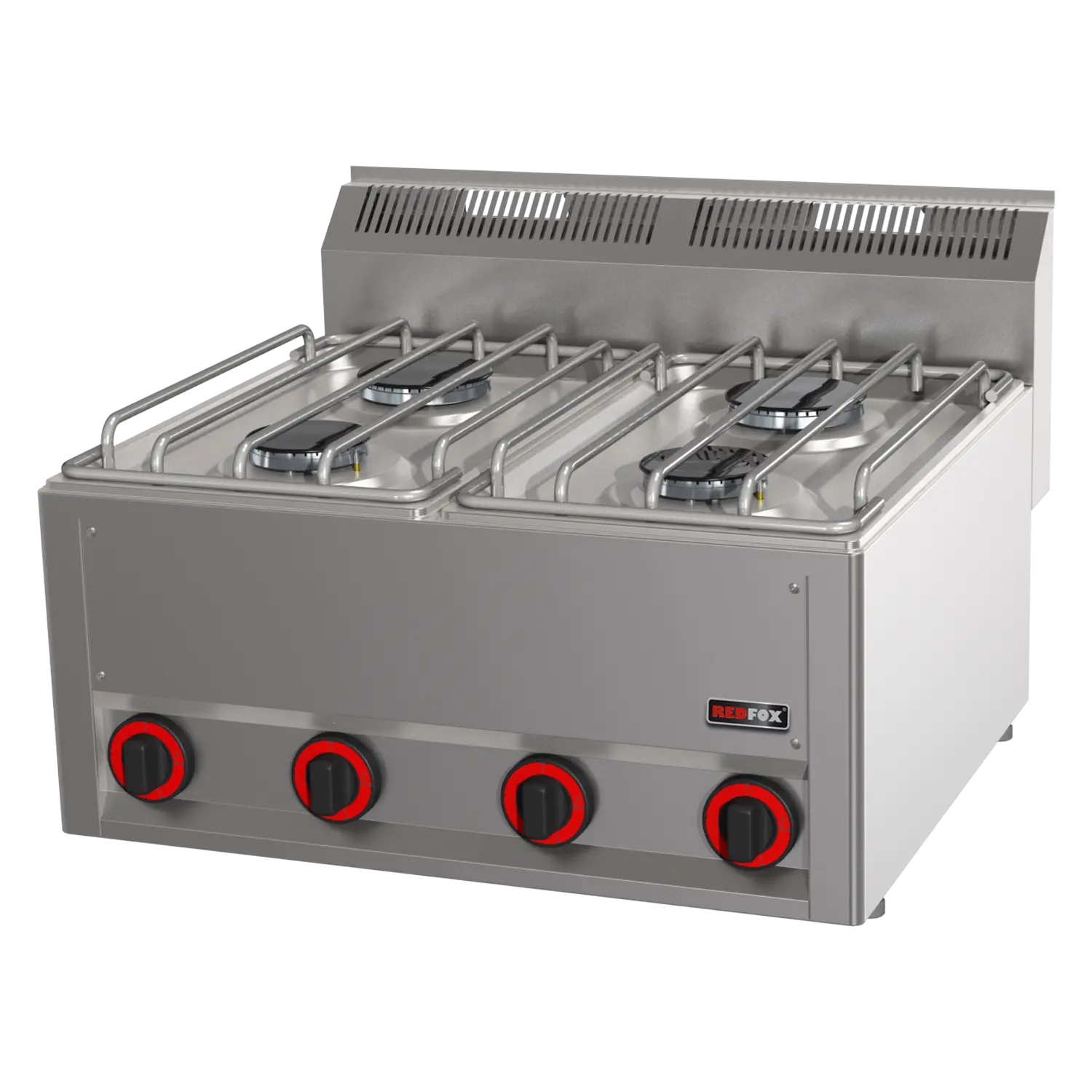 Gas-Kochfläche mit 4 Brenner Tischgerät | KBS 10121402 - KBS Gastrotechnik