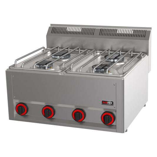 Gas-Kochfläche mit 4 Brenner Tischgerät | KBS 10121402 - KBS Gastrotechnik