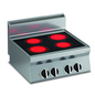 Glaskeramik Elektro-Kochfläche mit 4 Kochflächen Tischgerät | KBS 10211314 - KBS Gastrotechnik