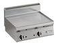 Gas Grillplatte 1/3 und 2/3 geteilte Edelstahlfläche 2 Heizzonen Tischgerät | KBS 10222320