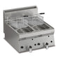 Gas Fritteuse 2 x 8 lt. Tischgerät | KBS 10224302 - KBS Gastrotechnik