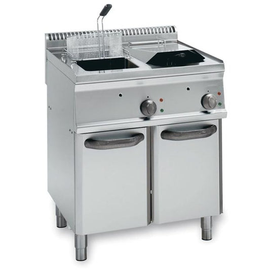 Elektro-Fritteuse 2 Becken 2x 14 Liter Standgerät | KBS 10314002 - KBS Gastrotechnik