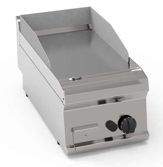 Gas-Grillplatte glatt hartverchromt mit 2 Heizzonen Tischgerät | KBS 10322014 - KBS Gastrotechnik