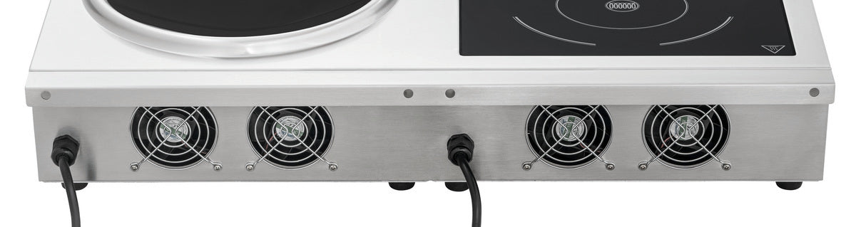 Induktionskocher-Wok-Kombi IKIW 70 | Bartscher 105800 - Bartscher