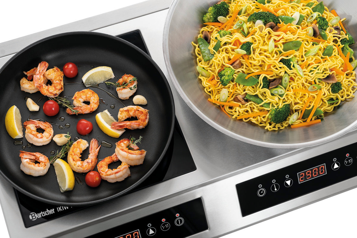 Induktionskocher-Wok-Kombi IKIW 70 | Bartscher 105800 - Bartscher