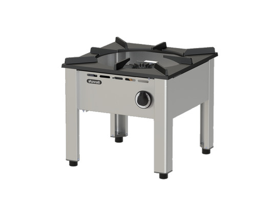 Gas Hockerkocher mit 13 kW Hochleistungsbrenner | KBS 10823003 - KBS Gastrotechnik