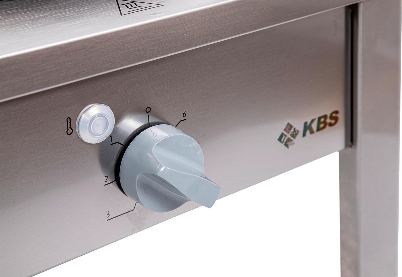 Elektro-Hockerkocher mit Hochleistungszone 5kW | KBS 10823007 - KBS Gastrotechnik