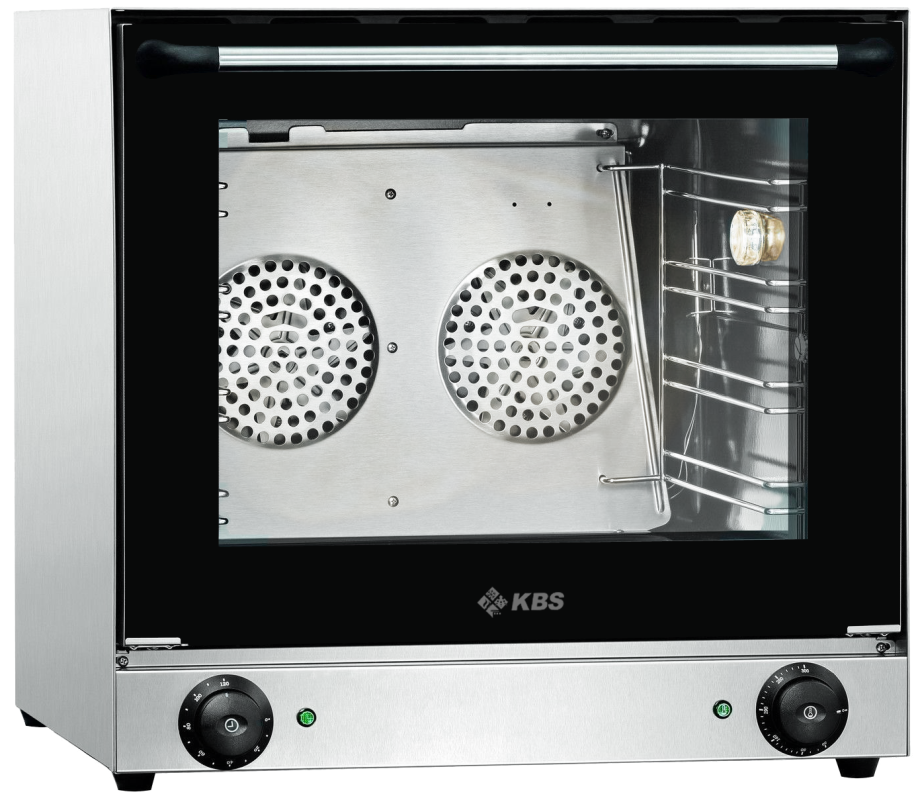 Heißluftofen 2,7 kW für 4 Bleche/Roste 430x320mm | KBS 11111006 - KBS Gastrotechnik