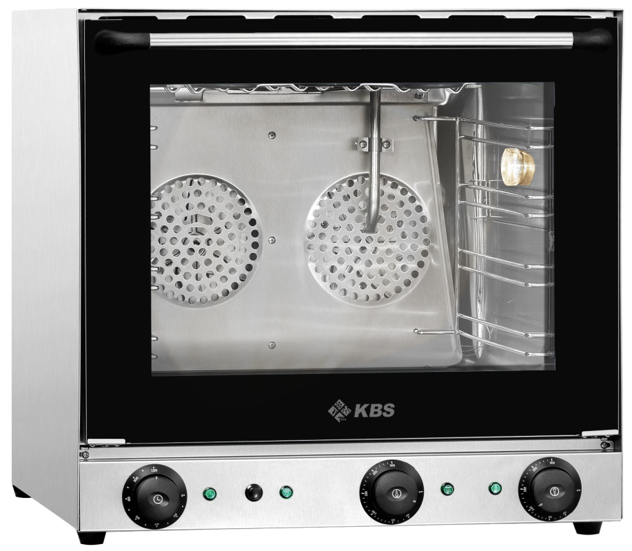 Heißluftofen Premium 2,7 kW mit manueller Beschwadung und 2 kW Grillfunktion | KBS 11112008 - KBS Gastrotechnik