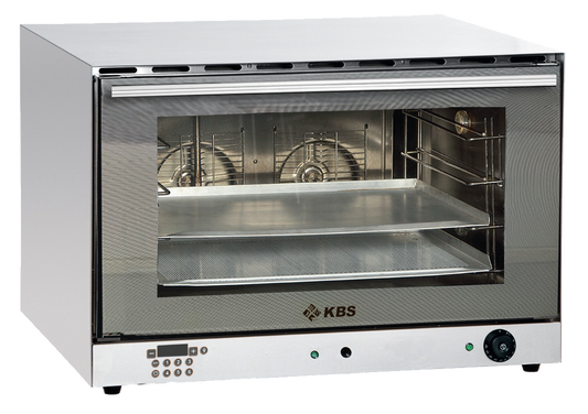 Heißluftofen Euronorm 6,4 kW mit manueller Beschwadung und digitaler Zeitanzeige | KBS 11112011