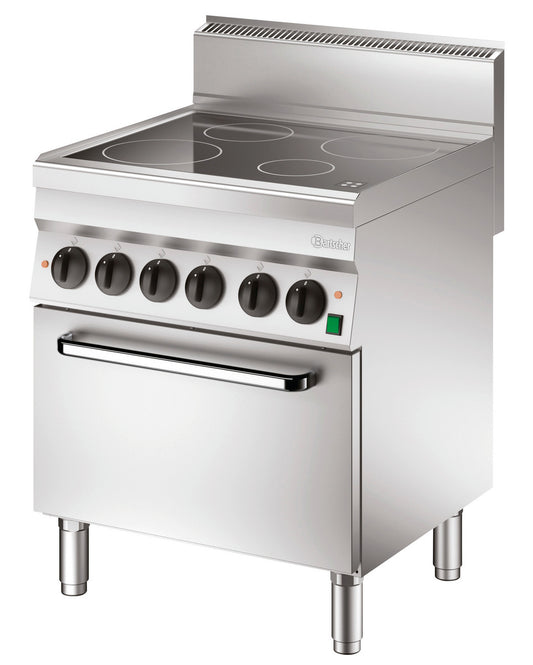 Elektroherd 650, B700, 4Felder, EBO | Bartscher 115059 - Bartscher