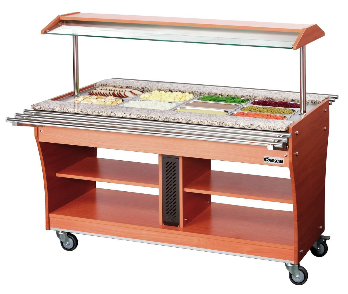 Tablettrutsche, 1 Stück, 4x 1/1 GN | Bartscher 125503 - Bartscher