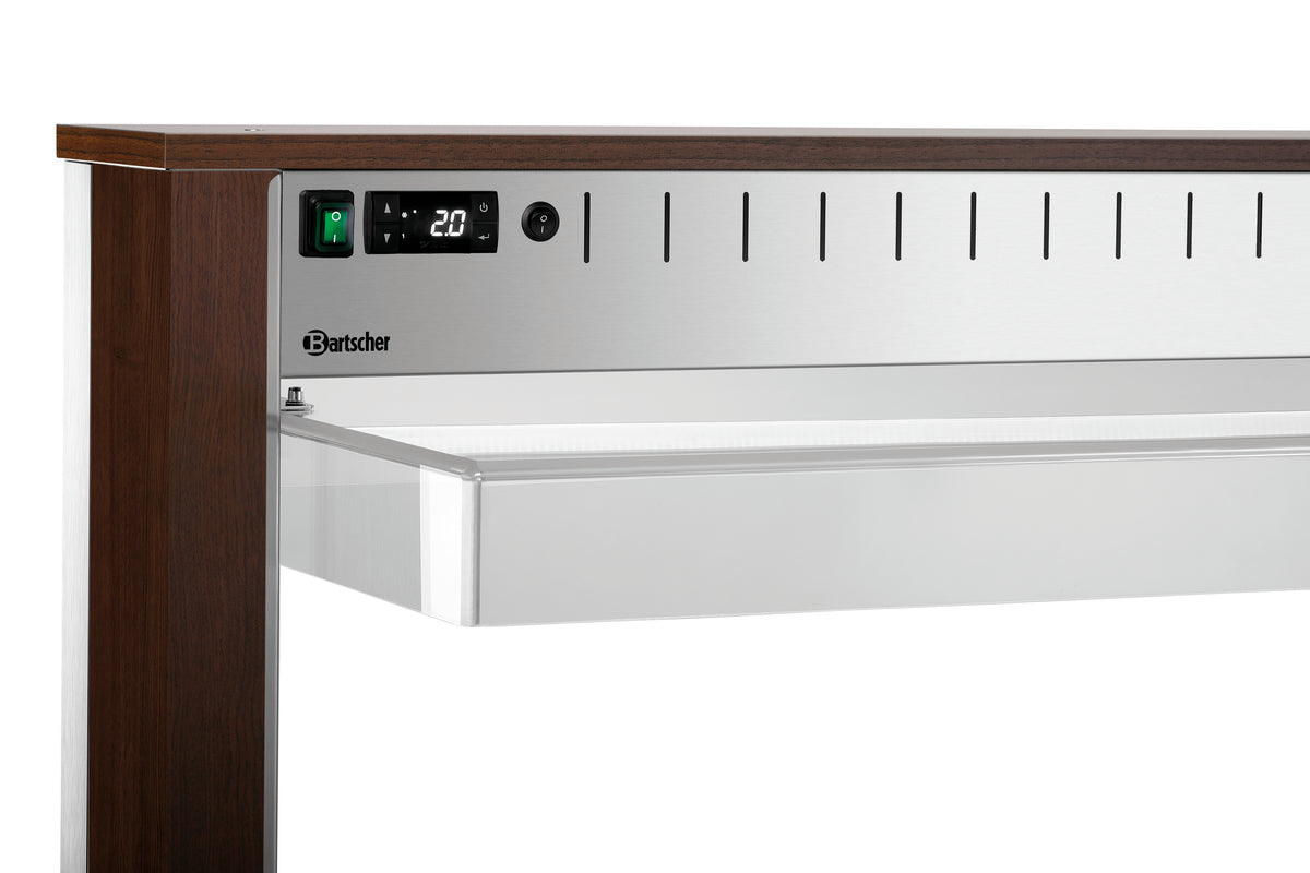 Buffetwagen K3110-200W | Bartscher 125543V1 - Rückansicht