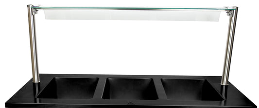 Spuckschutzwand zum Bain Marie Trolley BTS-2 | Saro 126-1545