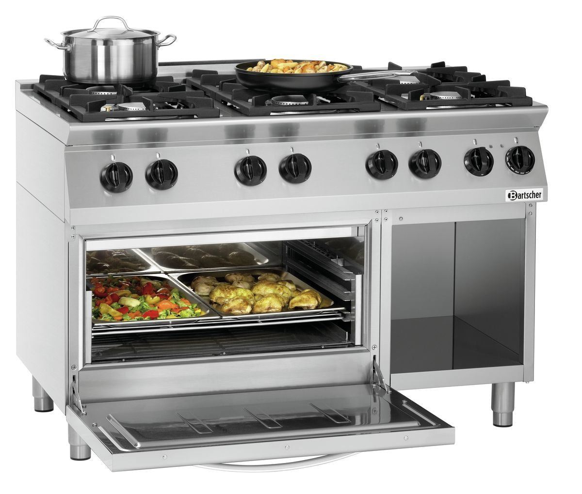 Gasherd MFG 7360 | Bartscher 1582201 - Bartscher