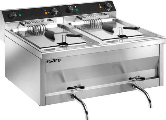 Fritteuse  Tischmodell GASTROLINE 9+9V | Saro 172-4025 | Saro