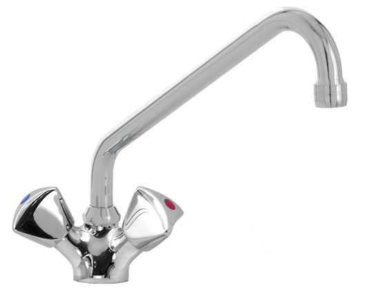 EASY Knebel-Mischbatterie mit Schwenkhahn 3/8 Zoll Wasseranschluß | KBS 20911017 - KBS Gastrotechnik