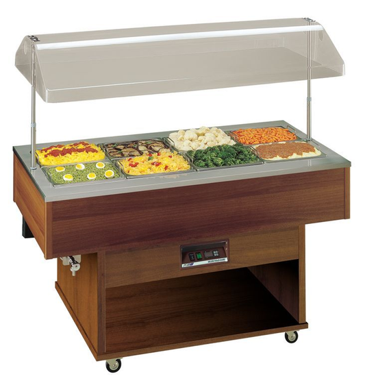 Bain-Marie Delizie mit manueller Haube von KBS Gastrotechnik