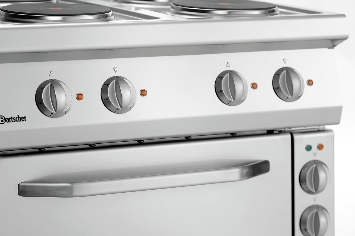 Elektroherd 700, B800, 4PL, EBO | Bartscher 286225 - Bartscher