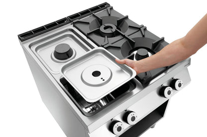 4 Flammen Gasherd, OU | Bartscher 2951131 - Bartscher