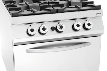 Gasherd 900, B800, 4FL, GBO 2/1GN | Bartscher 2952171 - Bartscher