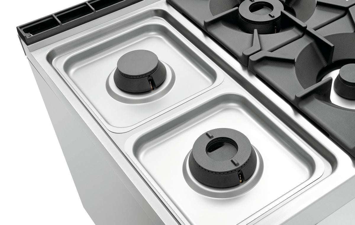 4 Flammen Gasherd, EBO 2/1GN | Bartscher 2952271 - Bartscher