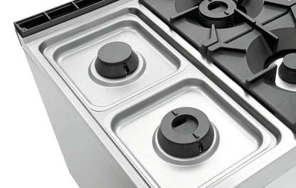 6-Flammen Gasherd, GBO 2/1GN, NS | Bartscher 2952291 - Bartscher