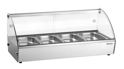 Heiße Aufsatzvitrine R4 4 x 1/3 GN | Bartscher 305058 - Bartscher