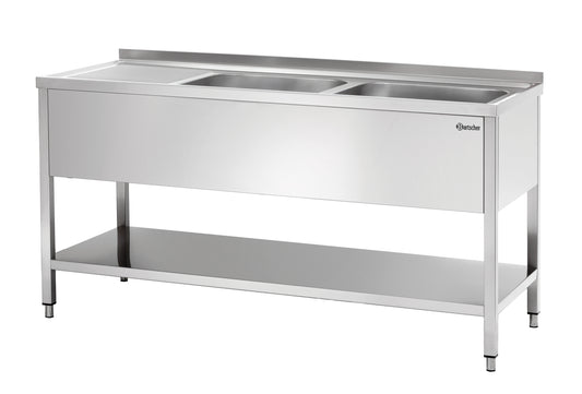 Spüle 700, B 1600, 2 Becken RE | Bartscher 306600 - Bartscher