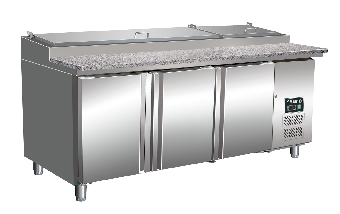 Belegstation 1/3 GN mit Granitarbeitsplatte,