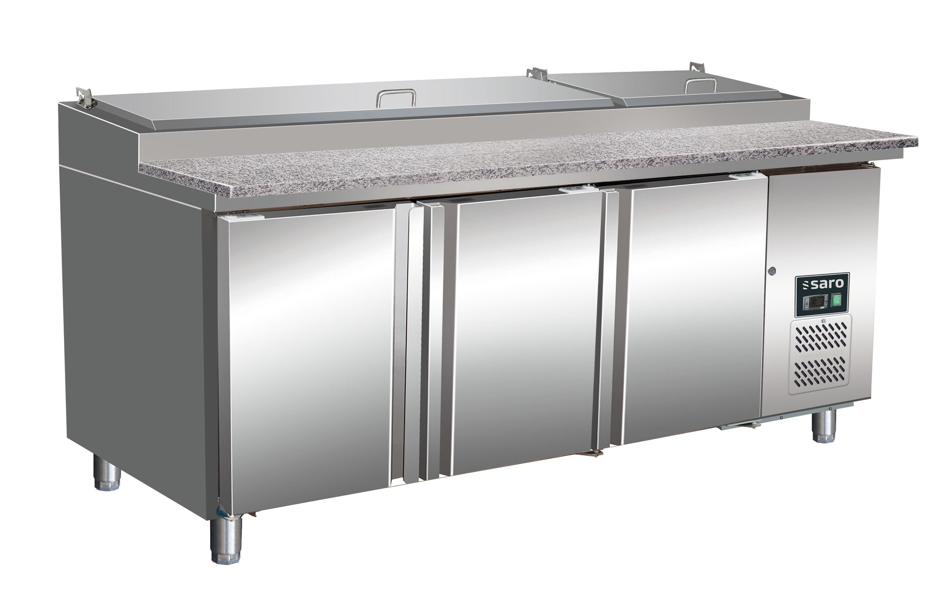 Belegstation 1/3 GN mit Granitarbeitsplatte,