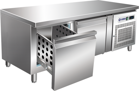 Unterbaukühltisch UKT 211 mit 2 Schubladen | KBS 343136 - KBS Gastrotechnik