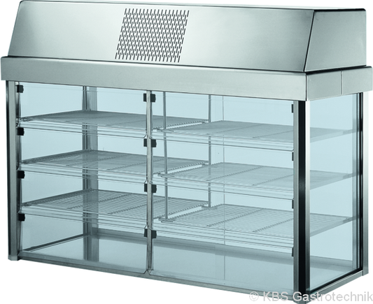 Aufsatz Kühlvitrine Kühlplatte C-AKV 1400 SB von KBS Gastrotechnik