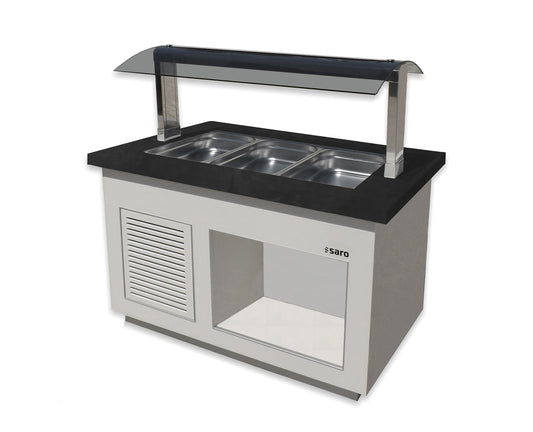 Salatbar für 3x 1/1 GN,  Modell PREMIUM LINE SB-K130 weiß | Saro 366-2000
