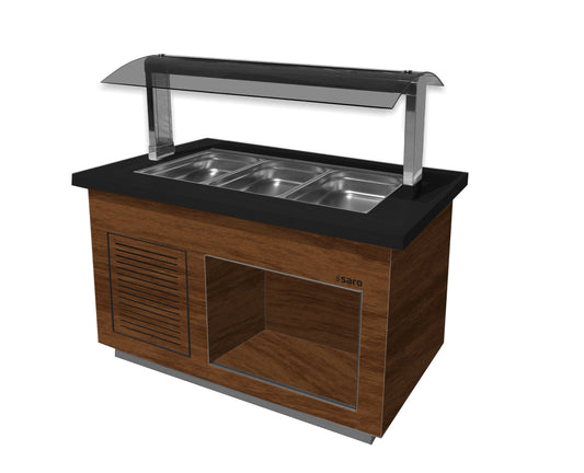 Heißes Buffet  Modell PREMIUM LINE SB-H130 Walnuss | Saro 366-2300 | Saro