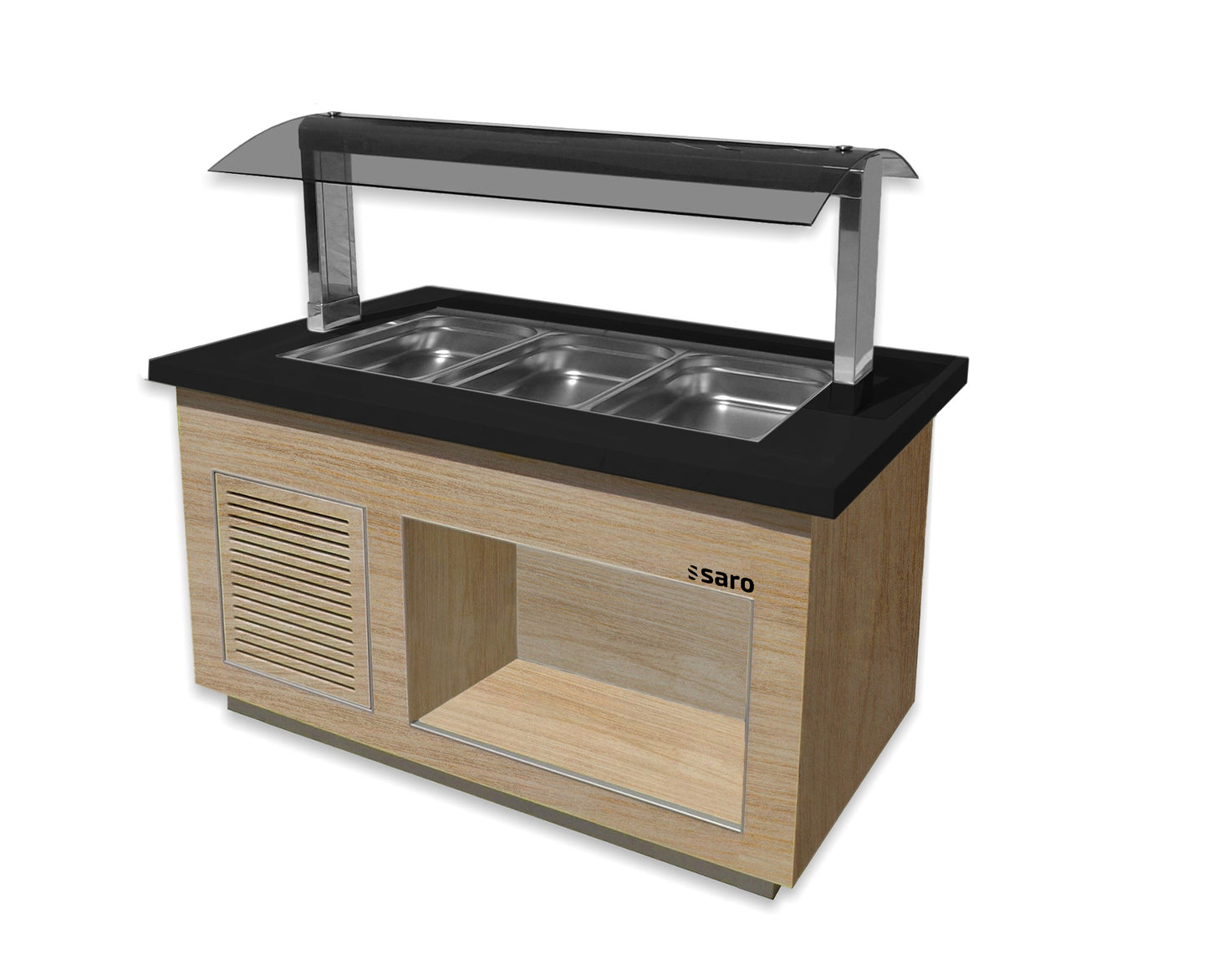 Heißes Buffet für 3x 1/1 GN,  Modell Premium Line SB-H130 OAK | Saro 366-2600 | Saro